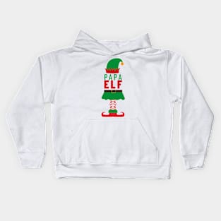 PAPA ELF Funny Christmas T-Shirt | Santa Christmas Shirt Kids Hoodie